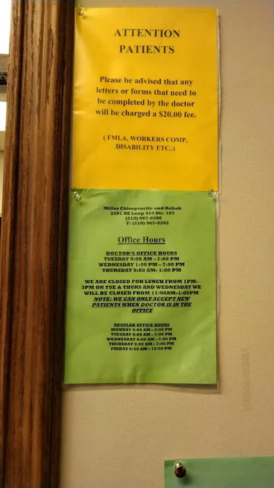 Miller Chiropractic & Rehab Picture 2