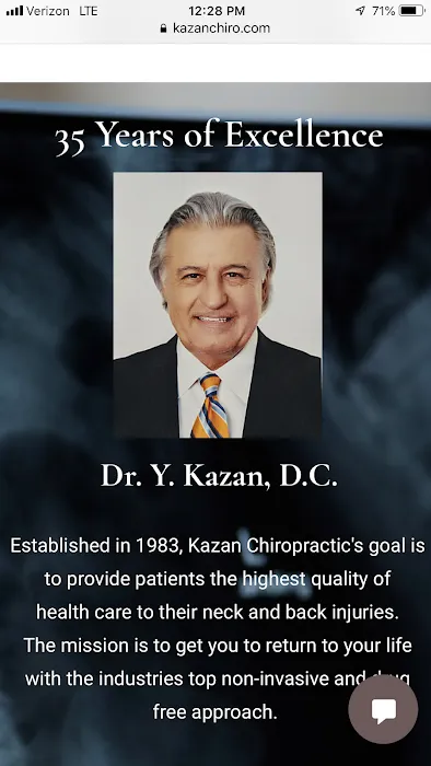 Chiropractic Pain Management, Dr. Yanal Kazan Picture 1