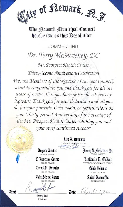 Terry M. Mcsweeney, DC at Mount Prospect Health Center Picture 4