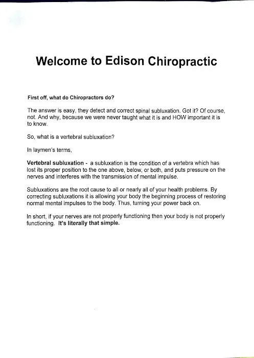 Edison Chiropractic Picture 6