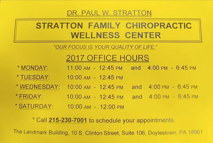 STRATTON FAMILY CHIROPRACTIc Picture 1