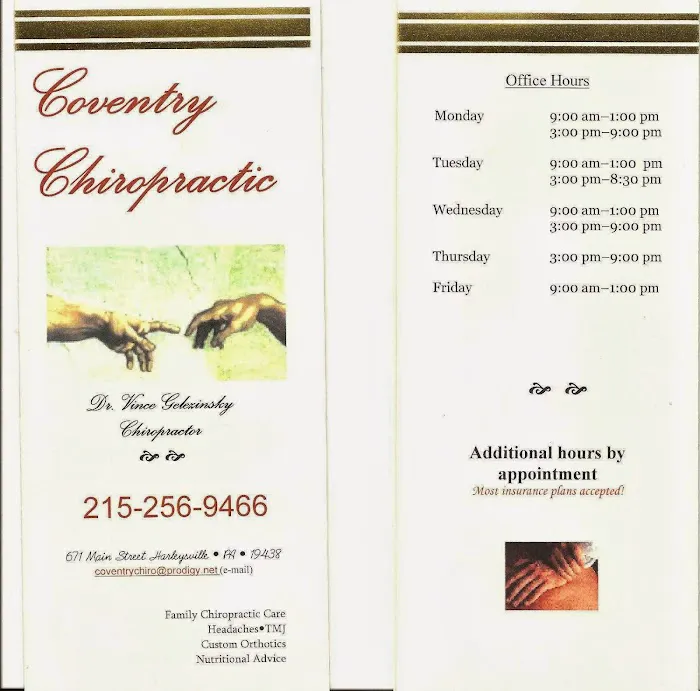 Coventry Chiropractic, Vince Gelezinsky D.C. Picture 7