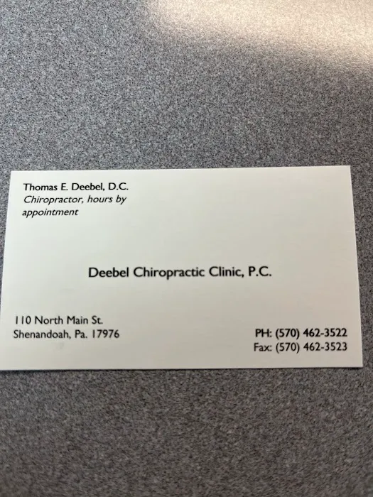Thomas E. Deebel, DC Picture 1