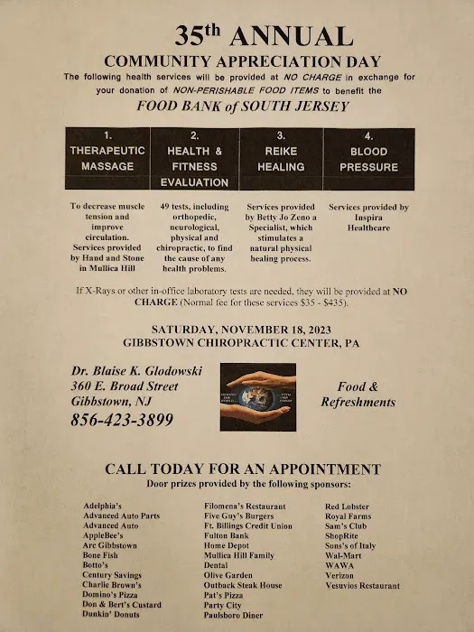 GIBBSTOWN CHIROPRACTIC CENTER Picture 4