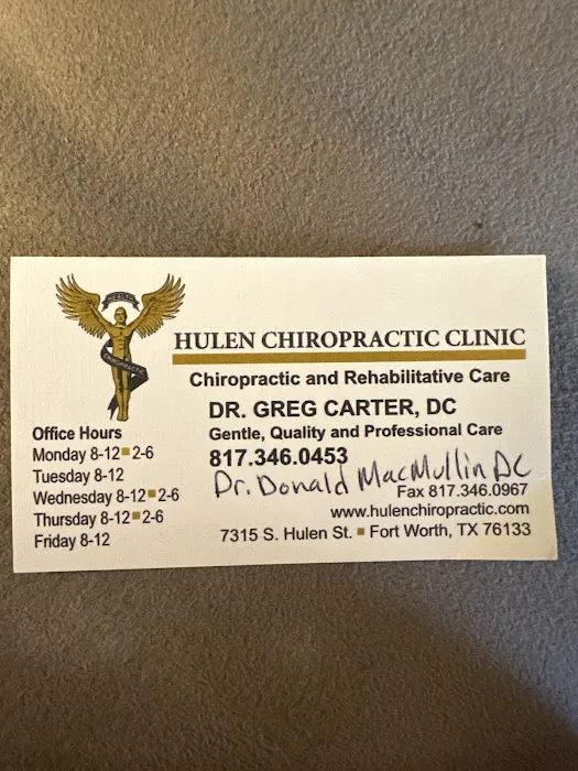 Prime Spine and Wellness (Hulen Chiropractic Clinic) Picture 3