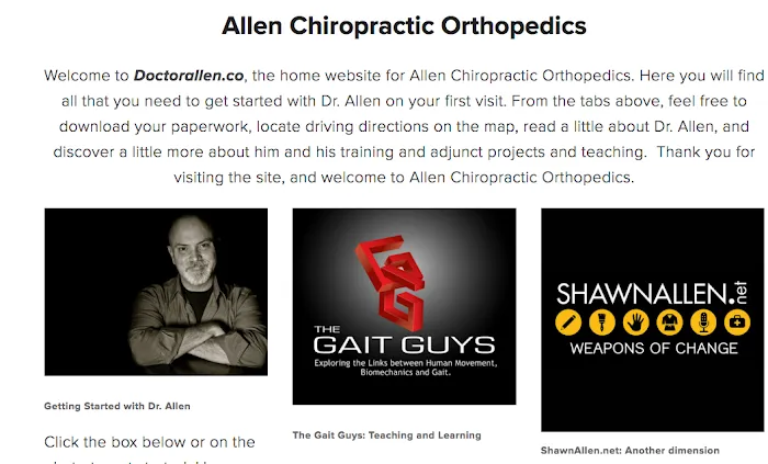 Allen Chiropractic Orthopedics Picture 1