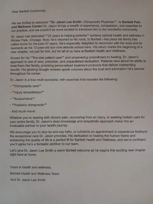 Bartlett Pain and Wellness Center Picture 2