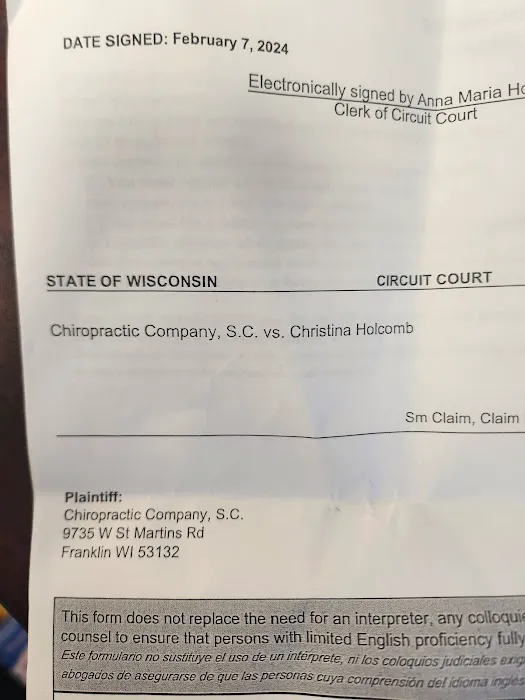 Chiropractic Company of Franklin Picture 8