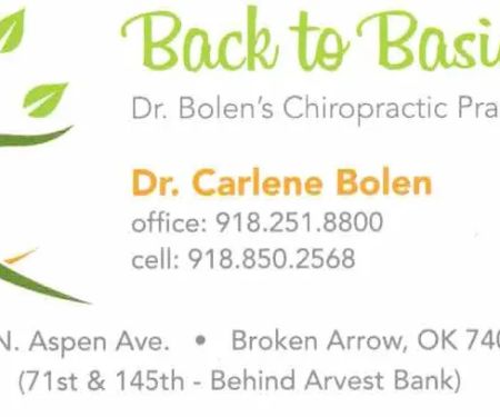 Carlene A. Bolen, DC Back to Basics Chiropractic PLLC