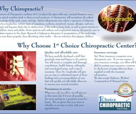 1st Choice Chiropractic Center-Alicja Czaplinska DC