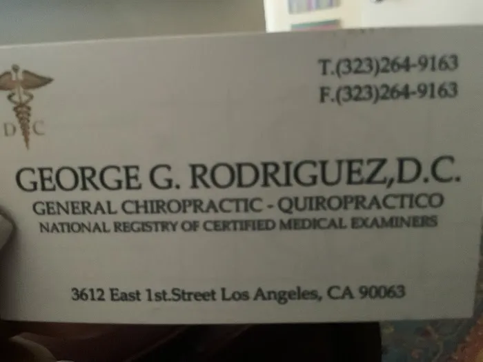 George G. Rodriguez, D.C. Picture 1