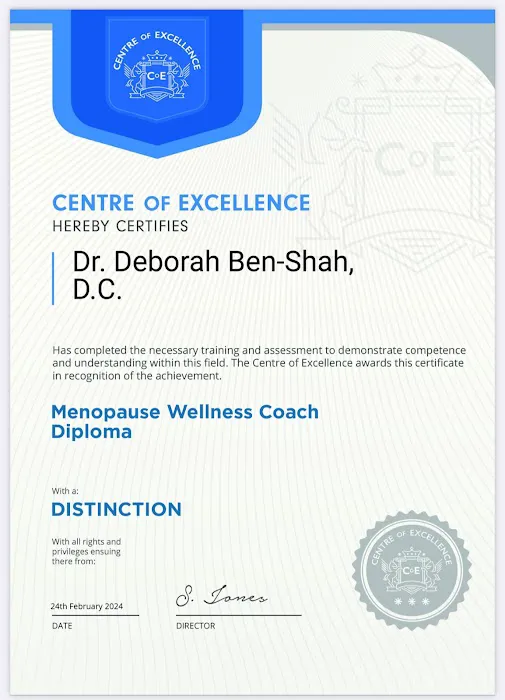 Deborah Ben-Shah, D.C. - Woodland Hills Chiropractor and Menopause Coach Picture 4