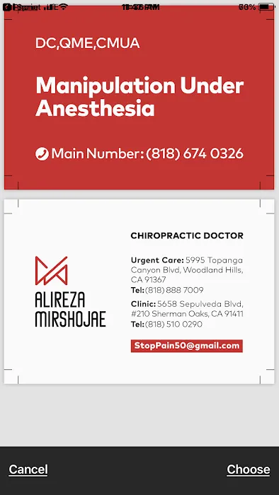 Dr Alireza Mirshojae, DC Picture 4