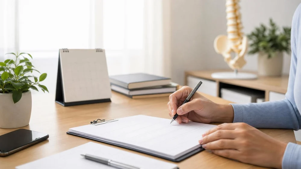Chiropractic Health History Checklist Before Care