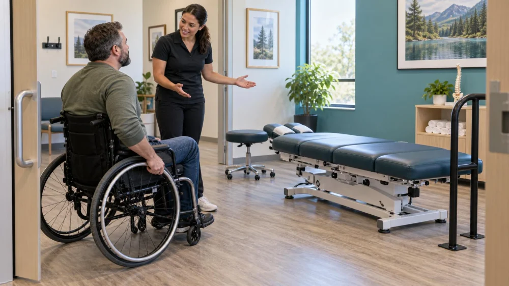 Chiropractic Clinic Accessibility: Entry, Tables, and Transfers