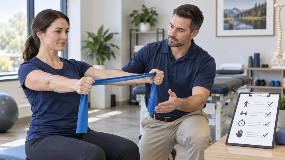 Chiropractic Exercise Instructions: Record Form, Dose, and Stop Rules