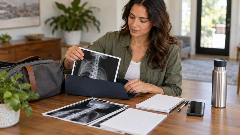 Chiropractic Imaging Records: Date, Area, and Sharing