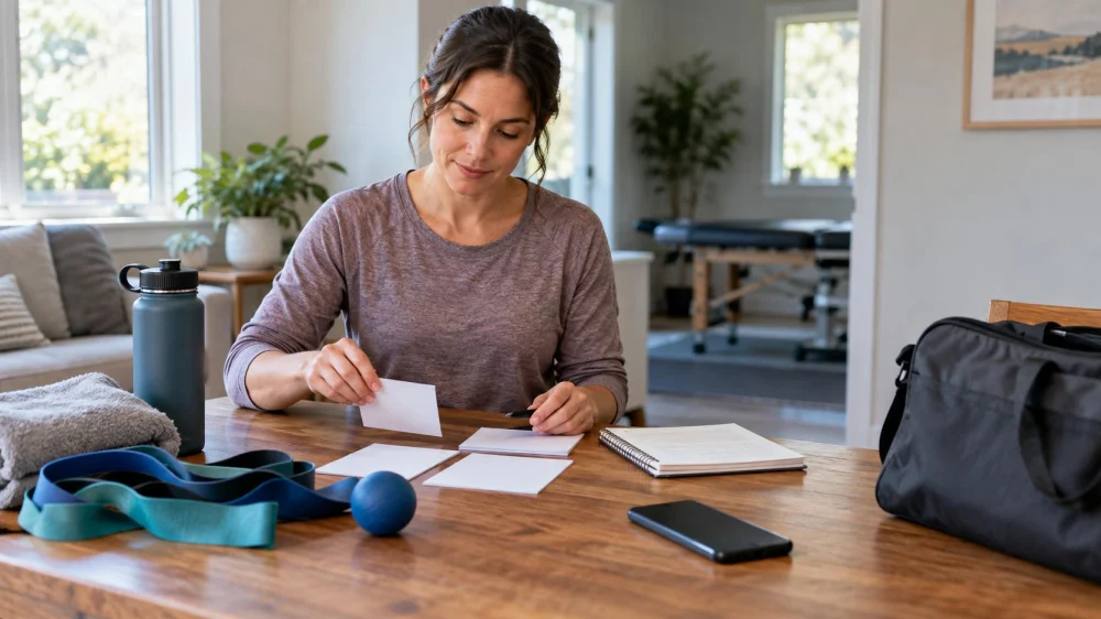 Chiropractic Home Exercise Notes: Form and Response