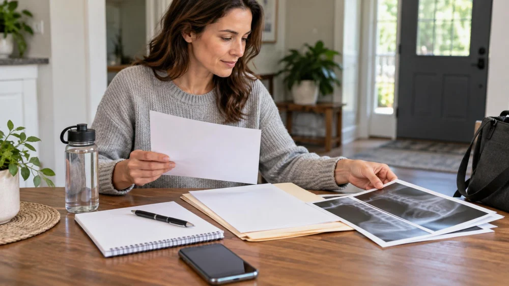 Chiropractic Referral Records: Images, Notes, and Goals